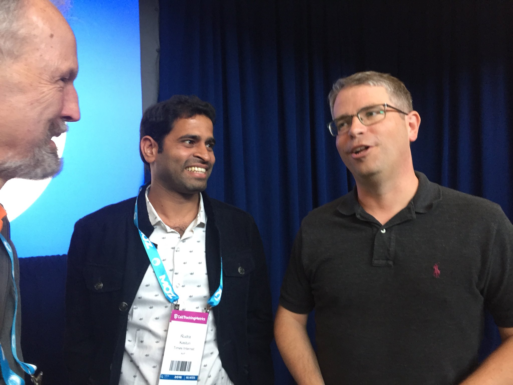Rudra Kasturi with Matt Cutts